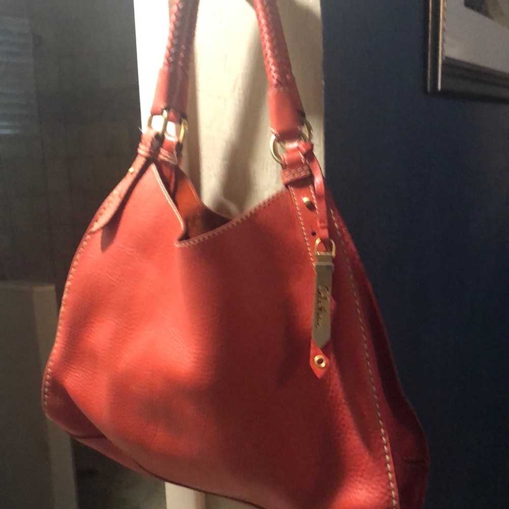 Cole Haan burnt orange purse perfect condition